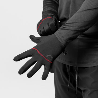 0671. Aeroheat® Lightweight Gloves - Black/Black | ASRV