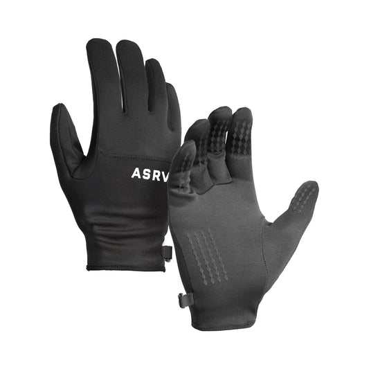 0671. Aeroheat® Lightweight Gloves - Black/White | ASRV