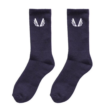 Essential Crew Socks (3 Pair) - Navy | ASRV