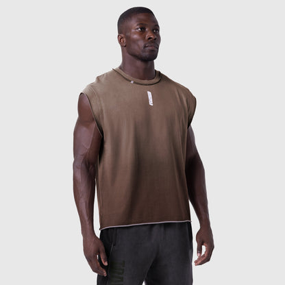 1115. Tech Essential™ Cap Shoulder Cutoff - Dark Earth Sun Fade | ASRV