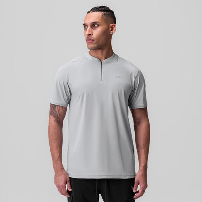 1087. Tetra-Lite® Ice Zip Tee - Slate Grey | ASRV