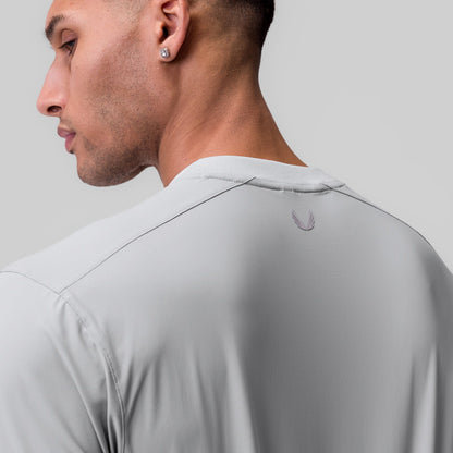 1087. Tetra-Lite® Ice Zip Tee - Slate Grey | ASRV