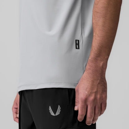 1087. Tetra-Lite® Ice Zip Tee - Slate Grey | ASRV