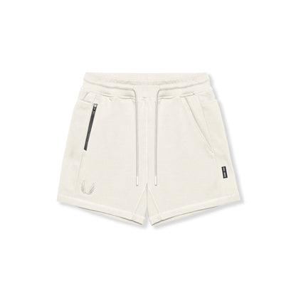 0867. Tech-Terry™ Sidelock Sweat Short - Ivory Cream | ASRV