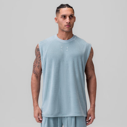 1092. Towel Terry Cutoff - Light Sky | ASRV