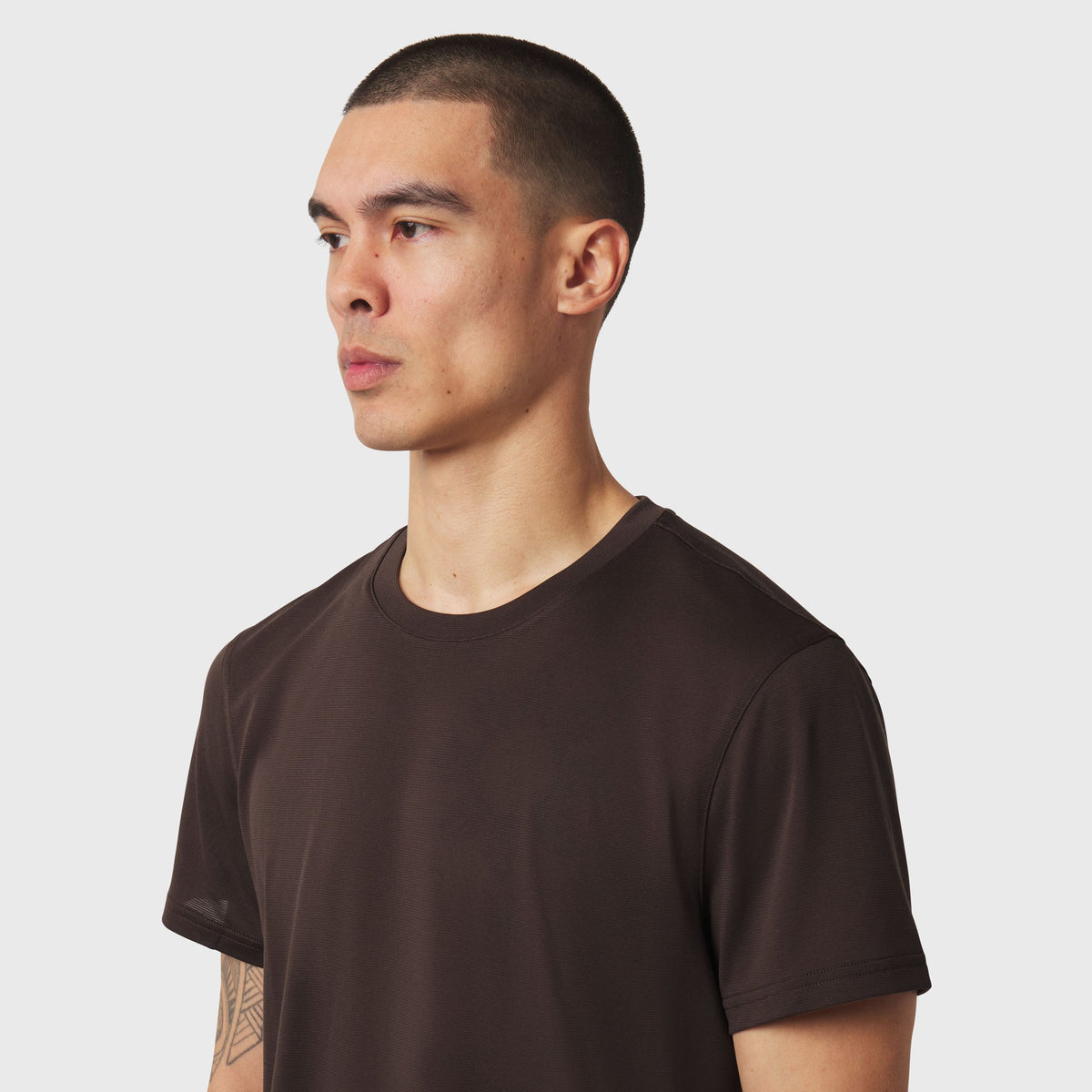 1144. Polartec® Delta Training Tee - Dark Earth | ASRV