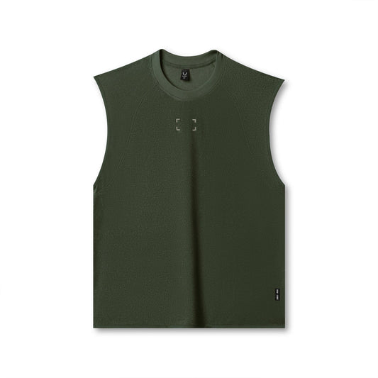 1092. Towel Terry Cutoff - Olive | ASRV