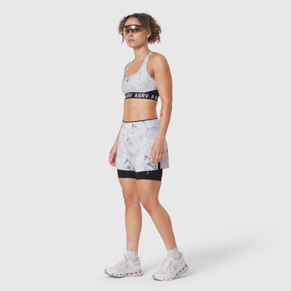 W083. LYCRA® ADAPTIV Racerback Sports Bra - Sedona Snow Camo | ASRV