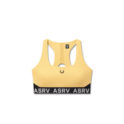 W083. LYCRA® ADAPTIV Racerback Sports Bra - Amber | ASRV