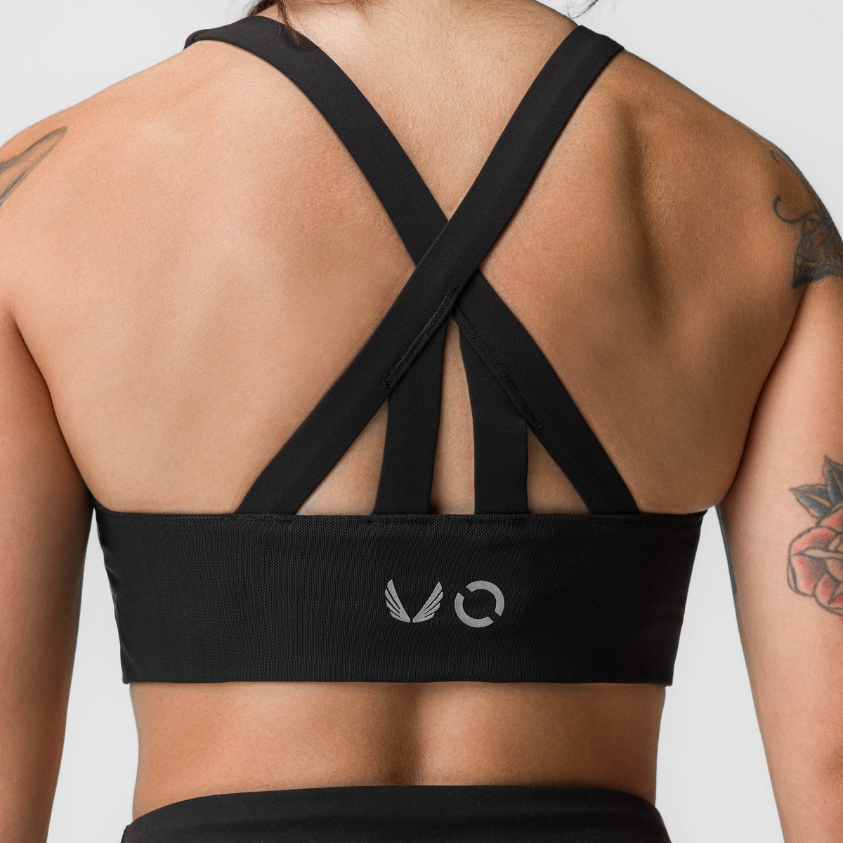 ASRV x Equinox Lycra® Hybrid Sports Bra - Black | ASRV
