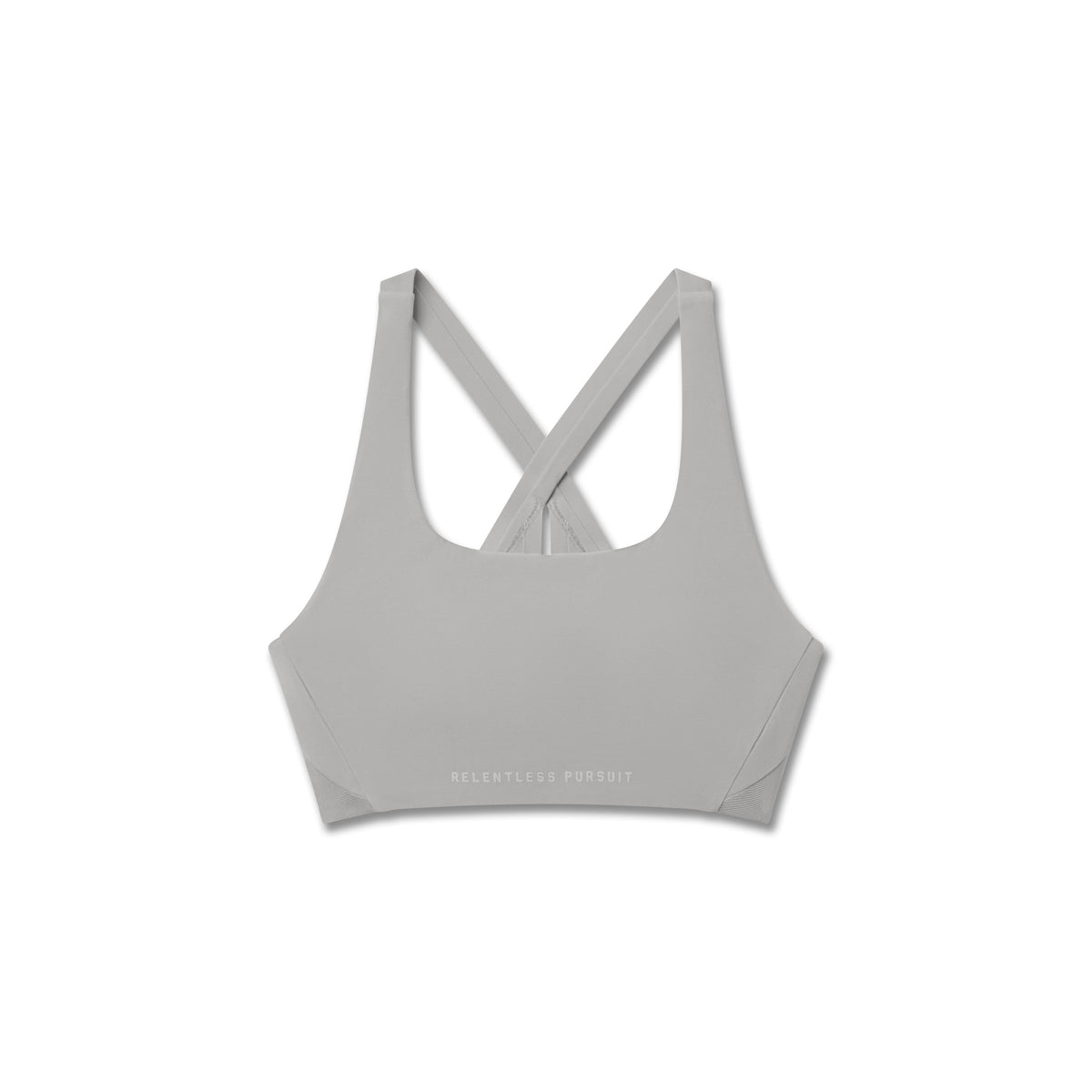 W039. LYCRA® Hybrid Sports Bra - Slate Grey | ASRV