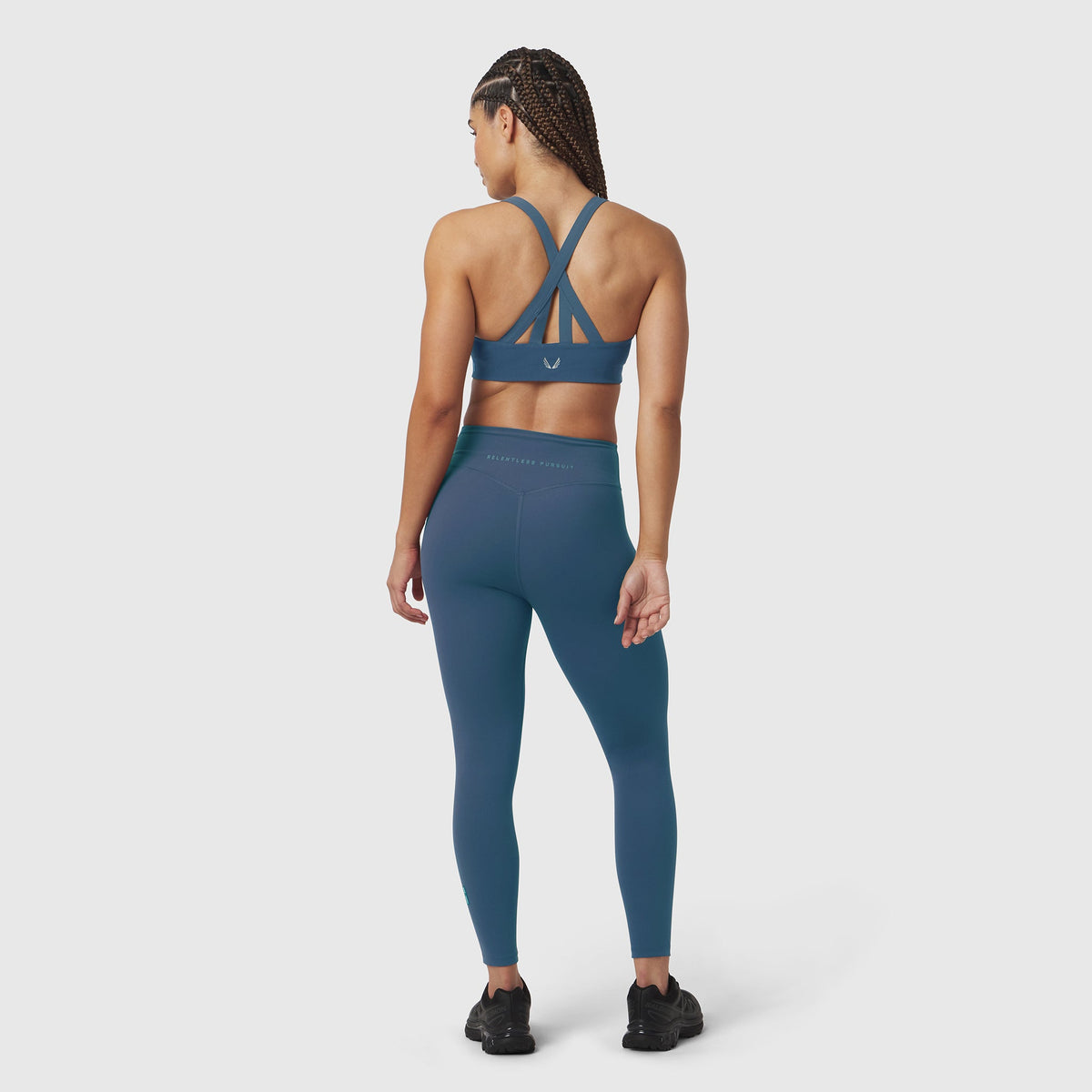 W039. LYCRA® Hybrid Sports Bra - Storm | ASRV
