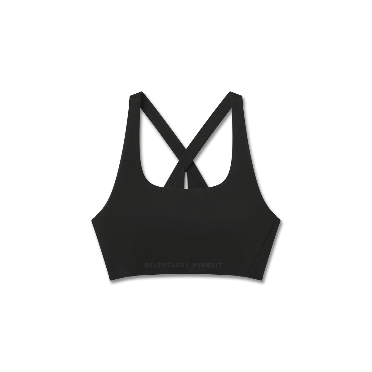 W039. LYCRA® Hybrid Sports Bra - Black | ASRV