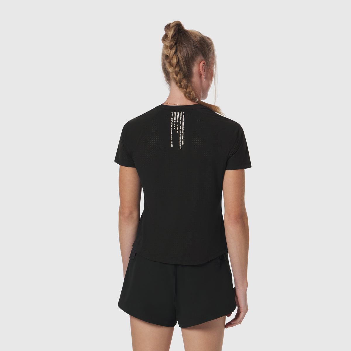 W017. Laser-Vent™ Established Tee - Black | ASRV