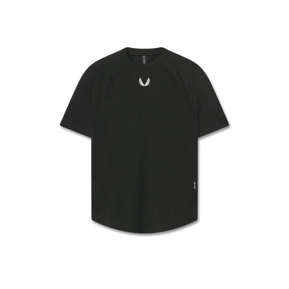 W017. Laser-Vent™ Established Tee - Black | ASRV