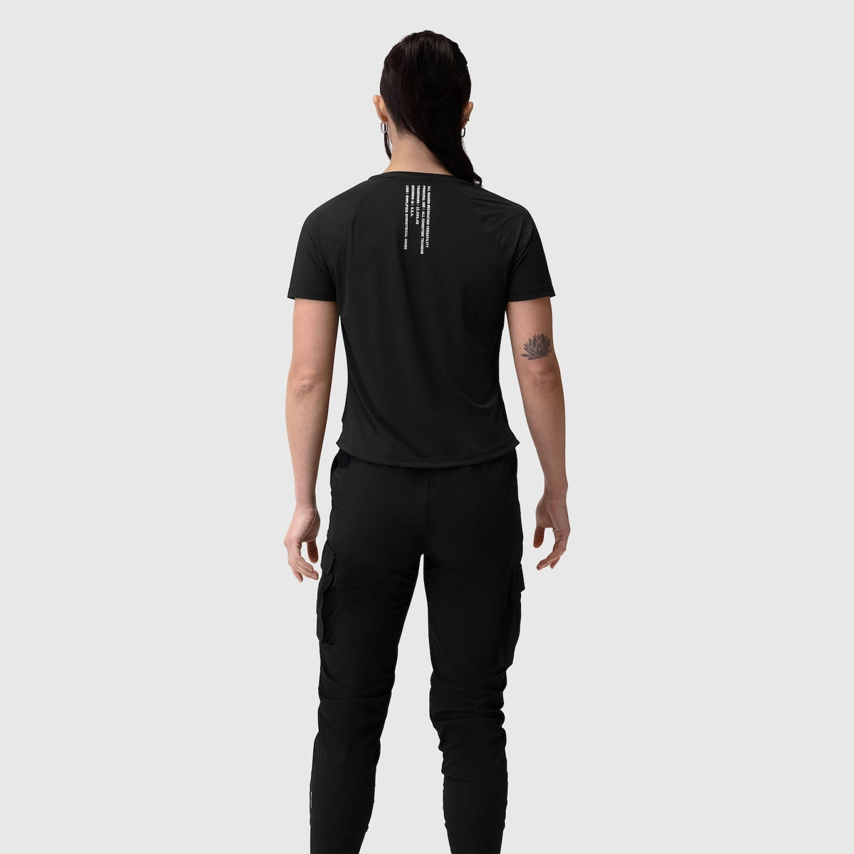 W017. Laser-Vent™ Established Tee - Black | ASRV