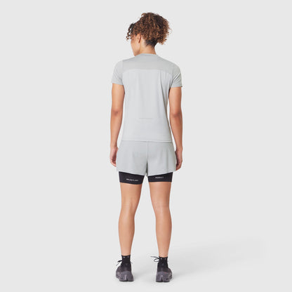 W086. AEROSILVER® UPF50+ Run Tee - Slate Grey | ASRV