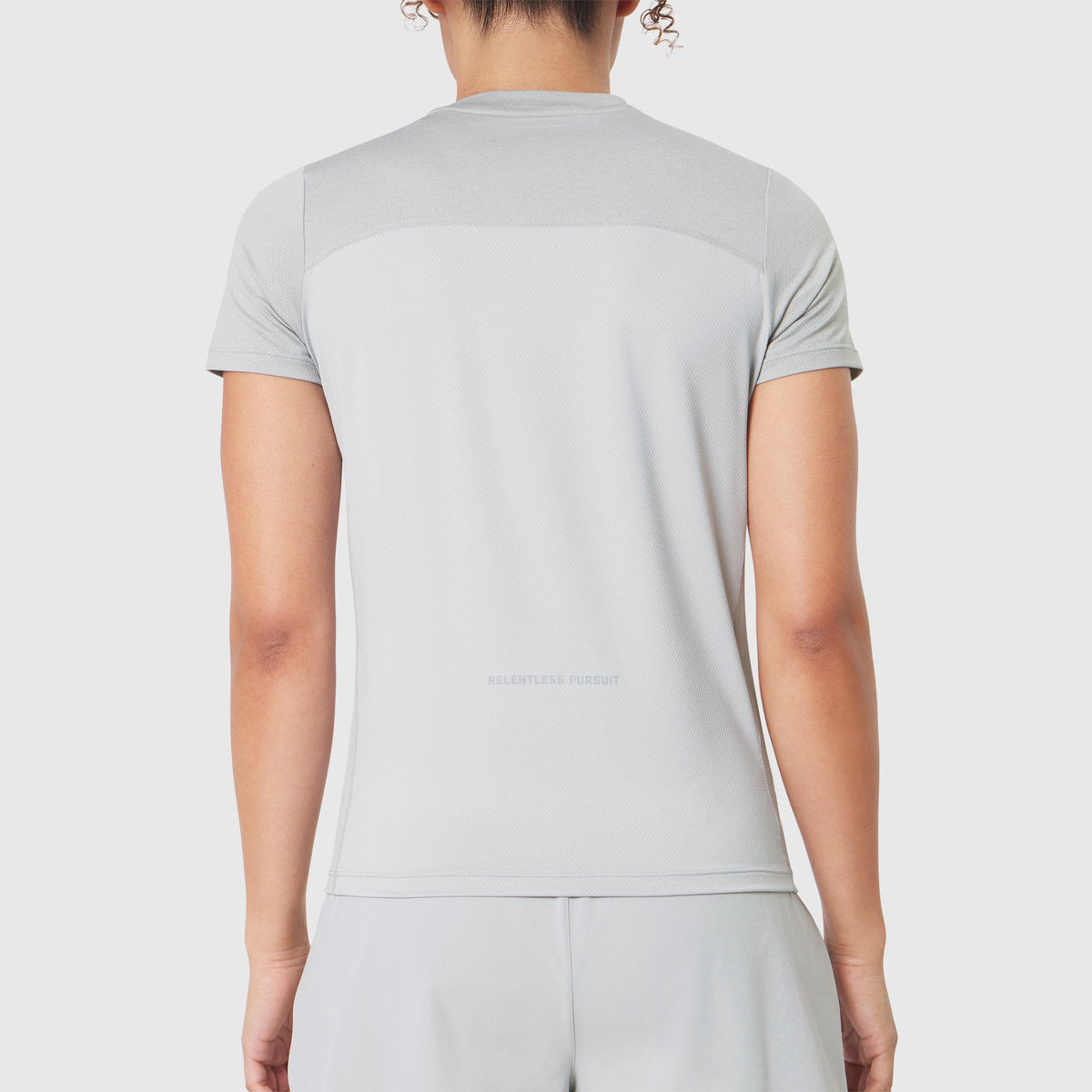 W086. AEROSILVER® UPF50+ Run Tee - Slate Grey | ASRV