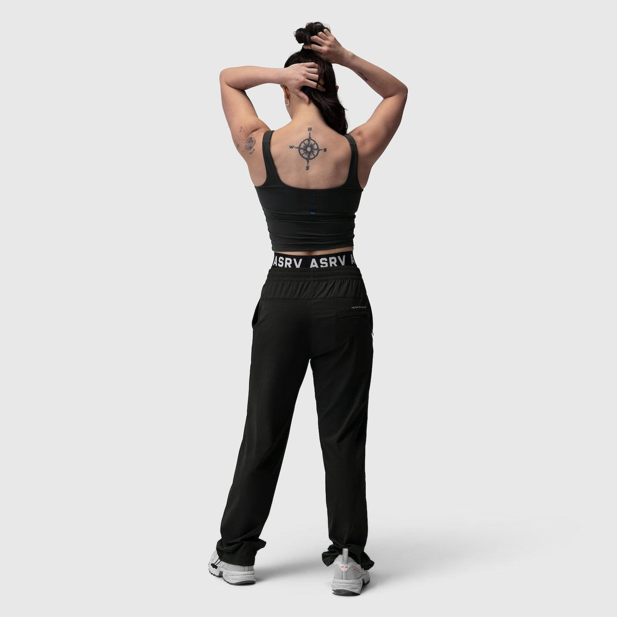 W022. LYCRA® 2-in-1 Tank Top - Black | ASRV