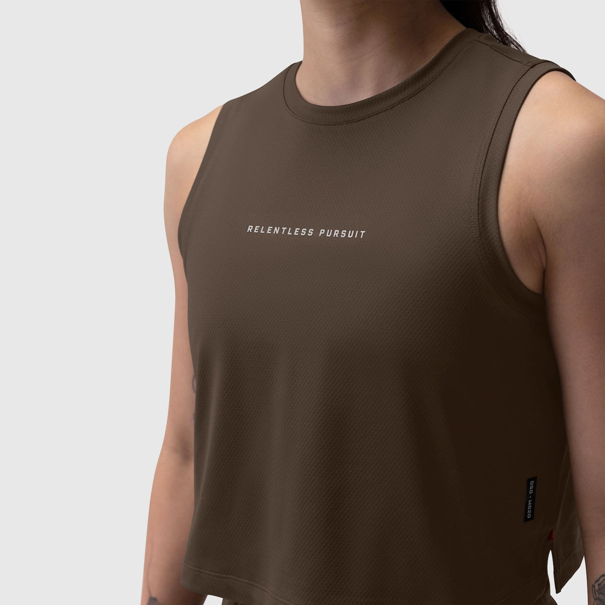 W020. AeroSilver® Tank Top - Dark Earth "RP" | ASRV