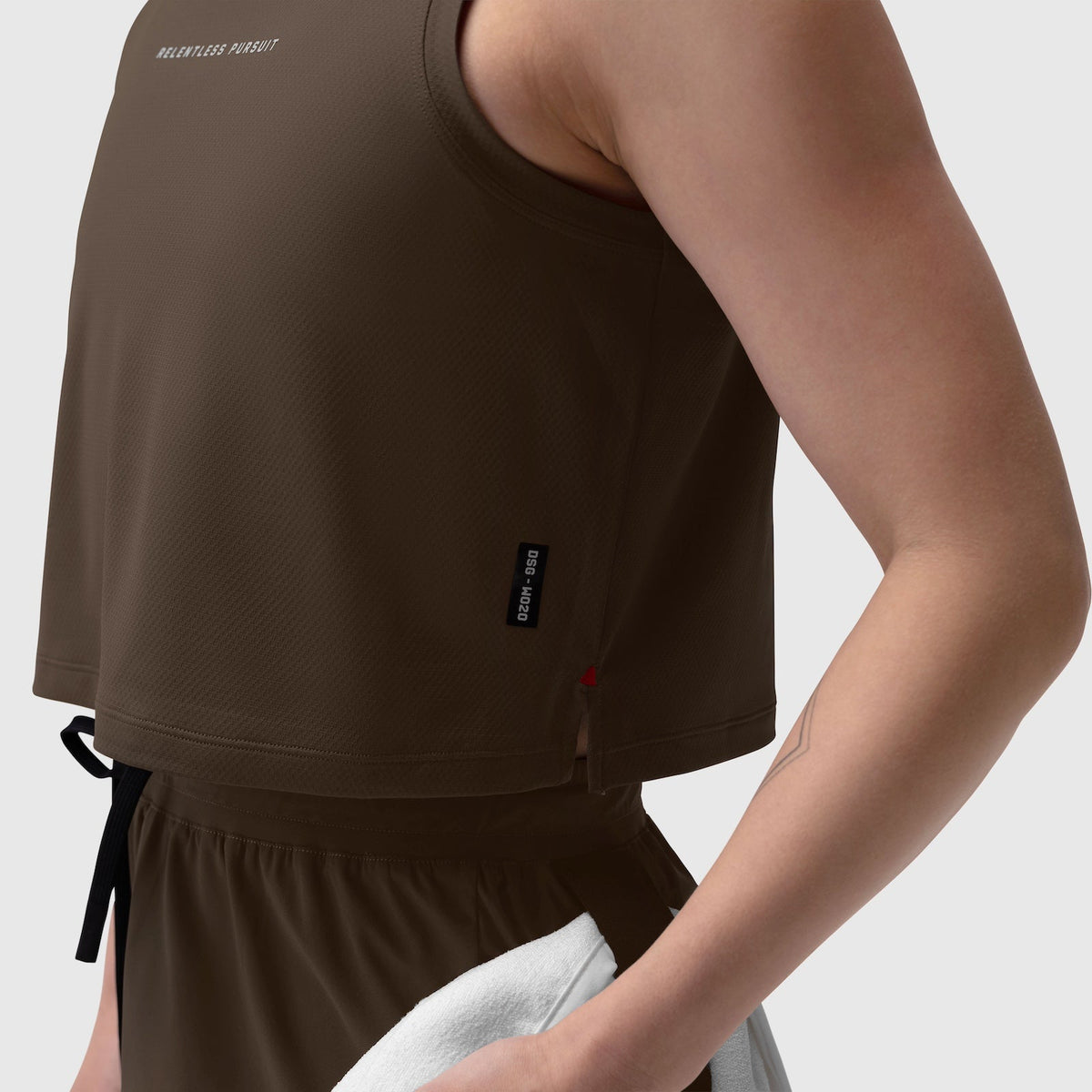 W020. AeroSilver® Tank Top - Dark Earth "RP" | ASRV