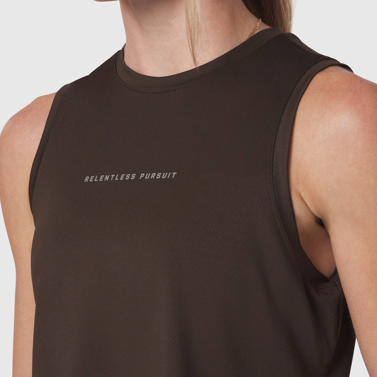W020. AeroSilver® Tank Top - Dark Earth "RP" | ASRV
