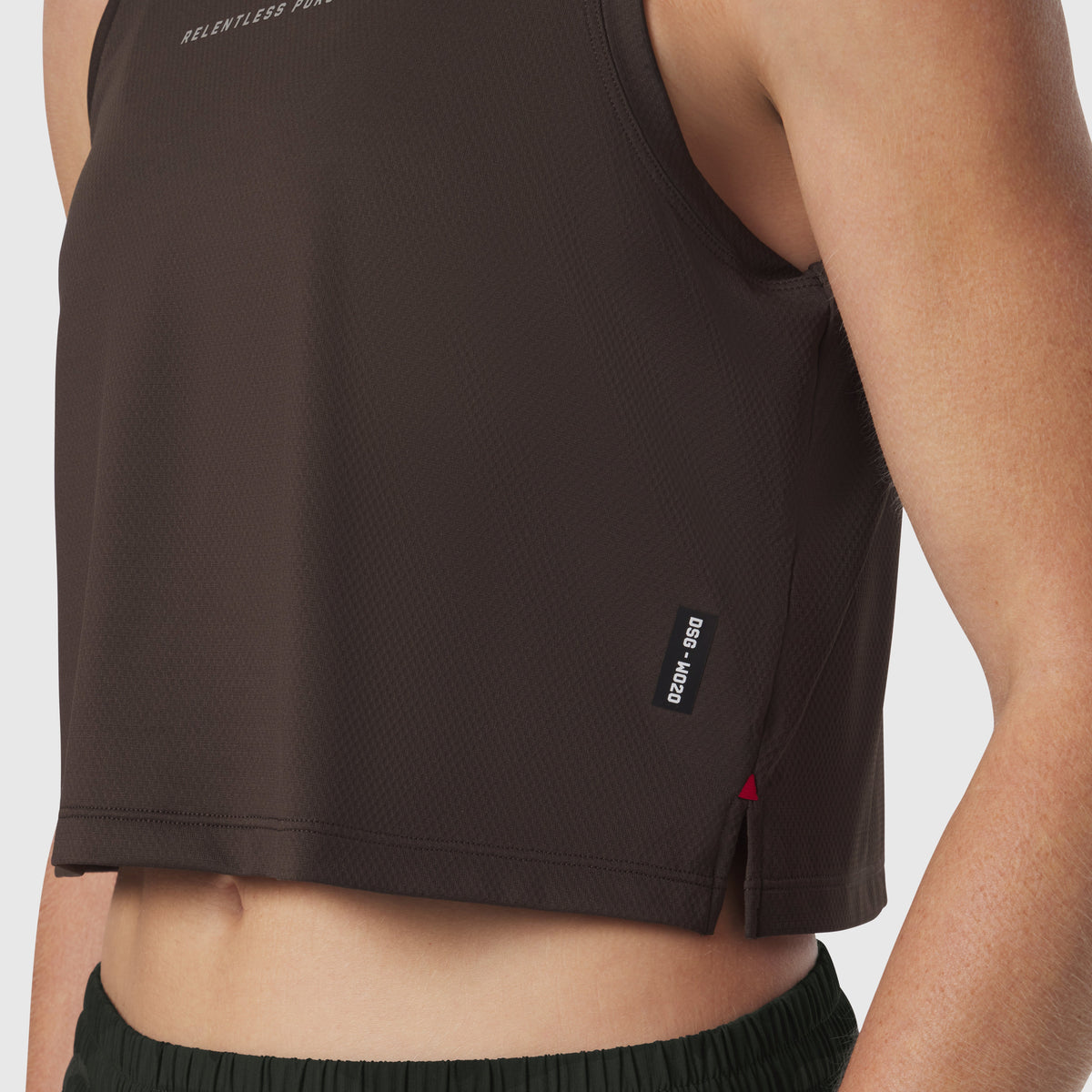 W020. AeroSilver® Tank Top - Dark Earth "RP" | ASRV