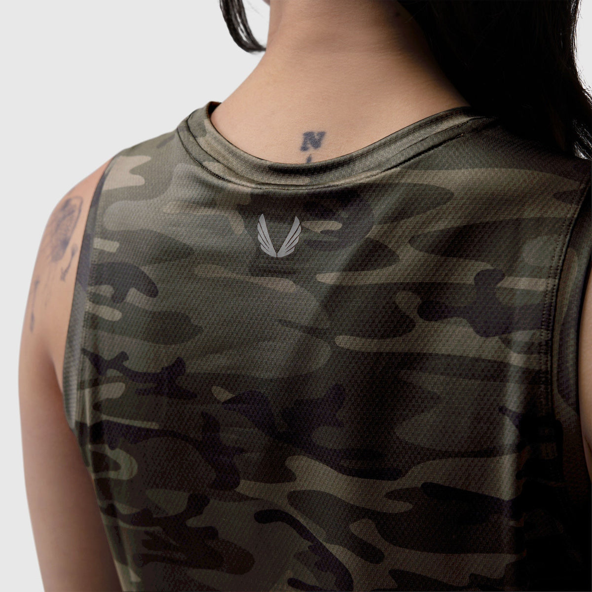 W020. AeroSilver® Tank Top - Dark Camo "RP" | ASRV