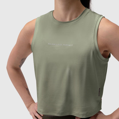 W020. AeroSilver® Tank Top - Sage "RP" | ASRV