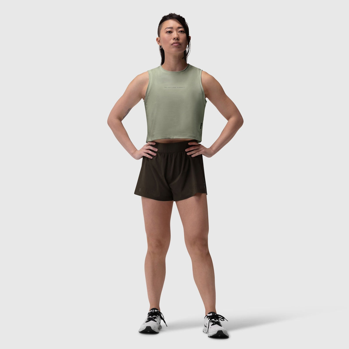 W020. AeroSilver® Tank Top - Sage "RP" | ASRV