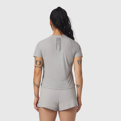 W017. Laser-Vent™ Established Tee - Slate Grey | ASRV