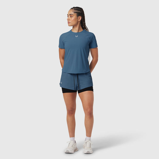 W017. Laser-Vent™ Established Tee - Storm | ASRV