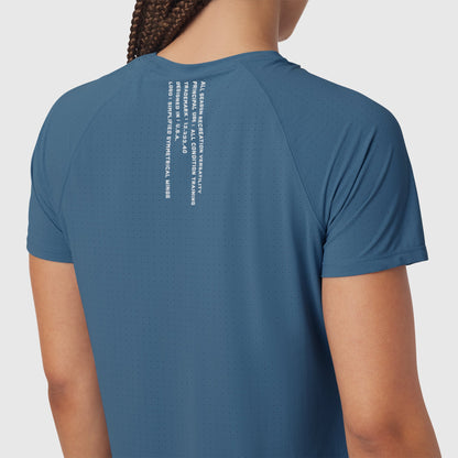 W017. Laser-Vent™ Established Tee - Storm | ASRV