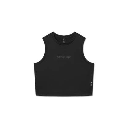 W020. AeroSilver® Tank Top - Black "RP" | ASRV