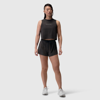 W020. AeroSilver® Tank Top - Black "RP" | ASRV