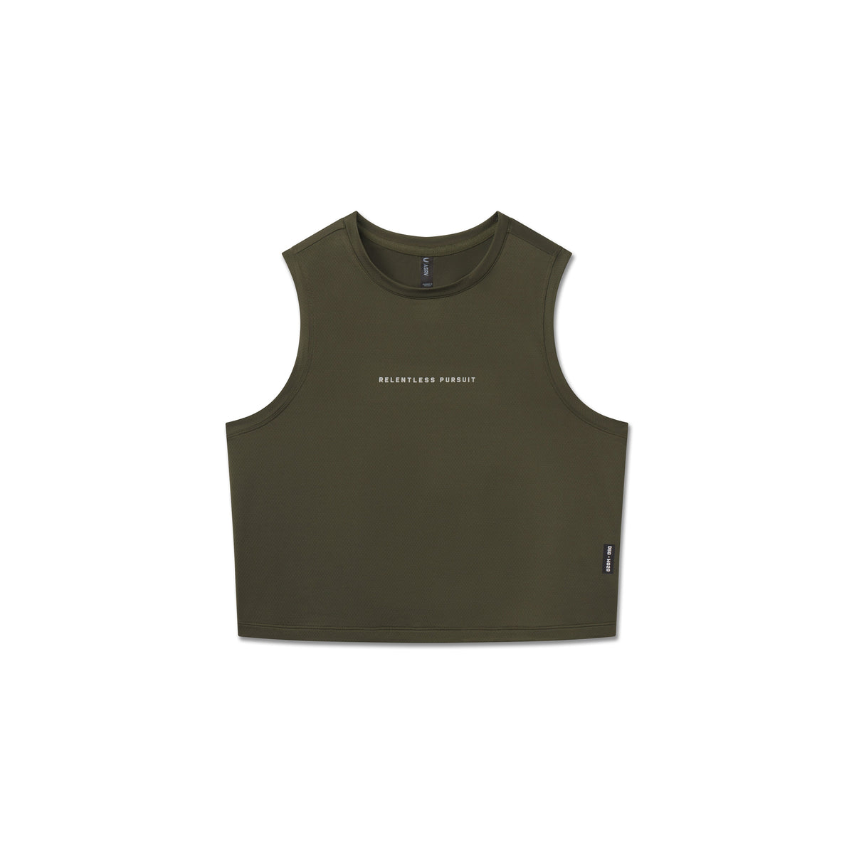 W020. AeroSilver® Tank Top - Olive "RP" | ASRV