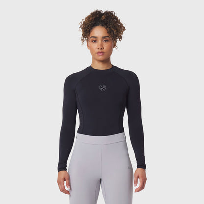 W058. LYCRA® ADAPTIV Baselayer Longsleeve - Black | ASRV