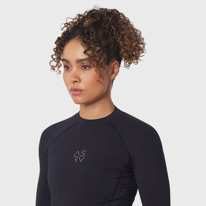 W058. LYCRA® ADAPTIV Baselayer Longsleeve - Black | ASRV