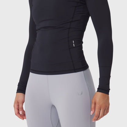 W058. LYCRA® ADAPTIV Baselayer Longsleeve - Black | ASRV
