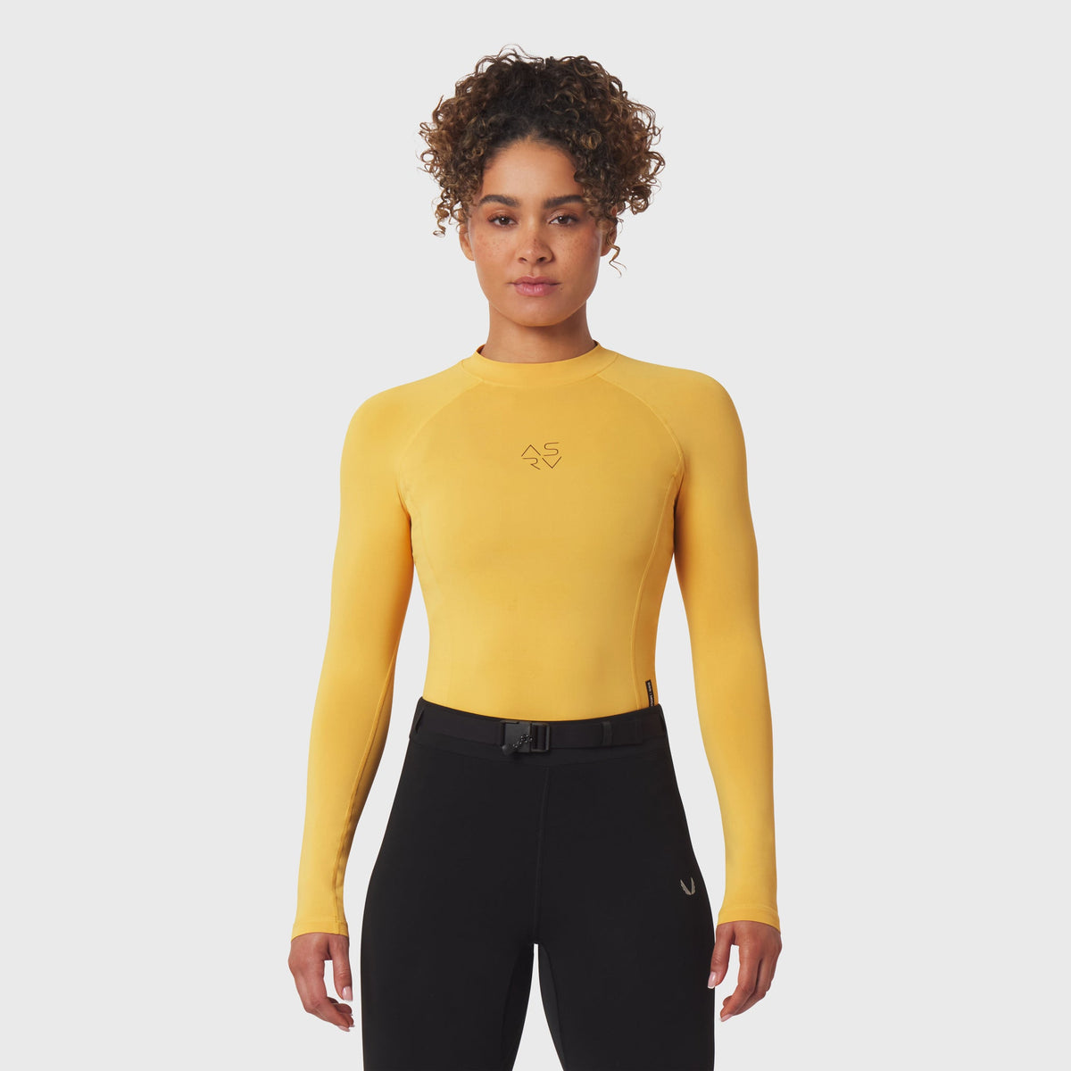 W058. LYCRA® ADAPTIV Baselayer Longsleeve - Amber | ASRV