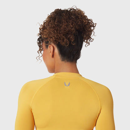 W058. LYCRA® ADAPTIV Baselayer Longsleeve - Amber | ASRV