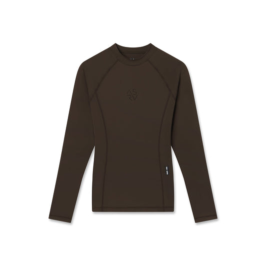 W058. LYCRA® ADAPTIV Baselayer Longsleeve - Dark Earth | ASRV