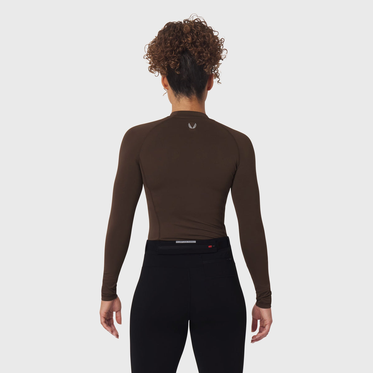 W058. LYCRA® ADAPTIV Baselayer Longsleeve - Dark Earth | ASRV