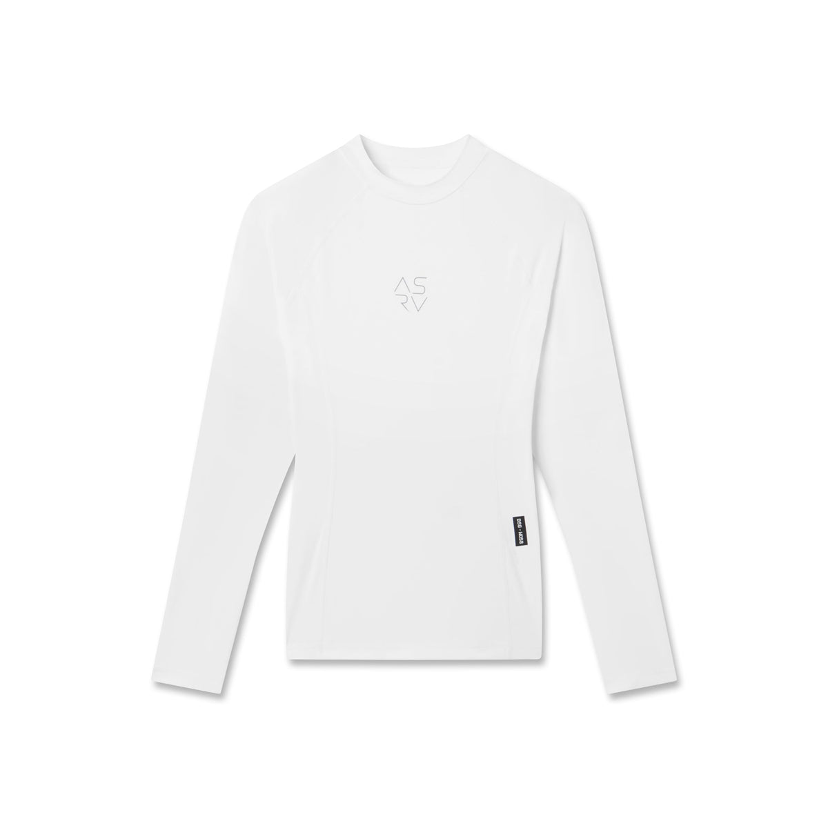 W058. LYCRA® ADAPTIV Baselayer Longsleeve - White | ASRV