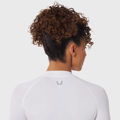 W058. LYCRA® ADAPTIV Baselayer Longsleeve - White | ASRV
