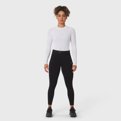 W058. LYCRA® ADAPTIV Baselayer Longsleeve - White | ASRV