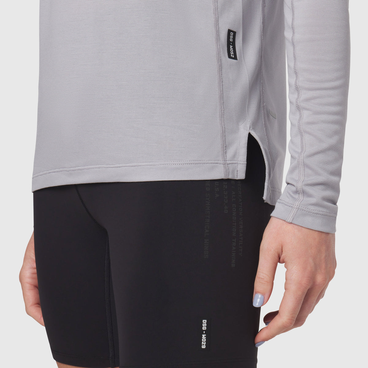 W052. Polartec® Delta Longsleeve - Slate Grey | ASRV