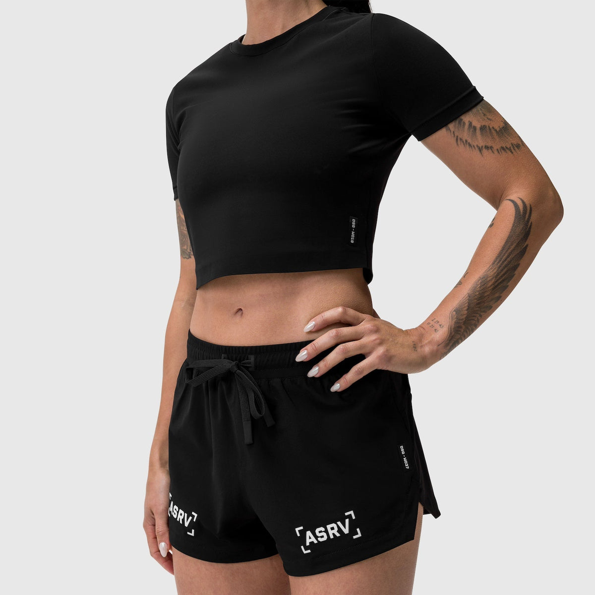 W037. Tetra-Lite® Linerless Short - Black "Bracket" | ASRV
