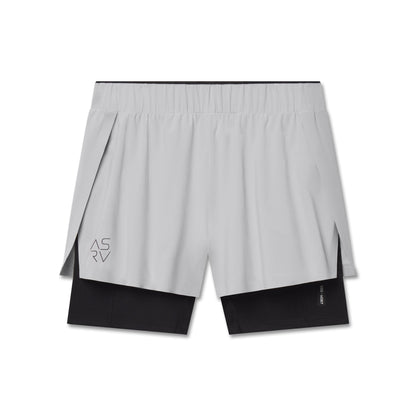 W087. Aerotex™ Side Split Liner Short - Slate Grey | ASRV