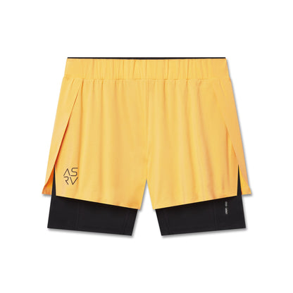 W087. Aerotex™ Side Split Liner Short - Amber | ASRV